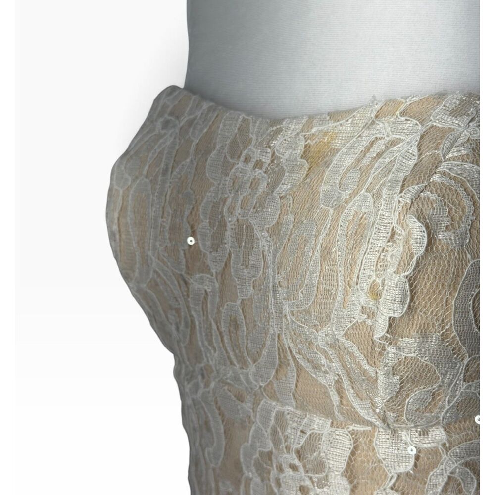 Lulus White Lace Maxi Dress Size M — image 8 of 8